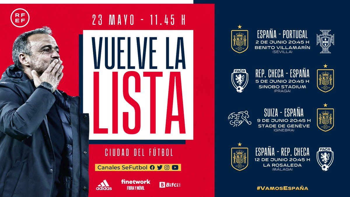 Luis Enrique da la lista