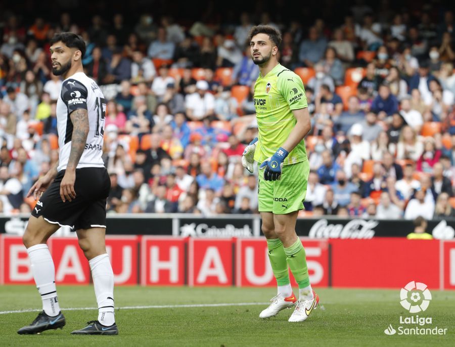  Mamardashvili ante el Levante en Mestalla.
