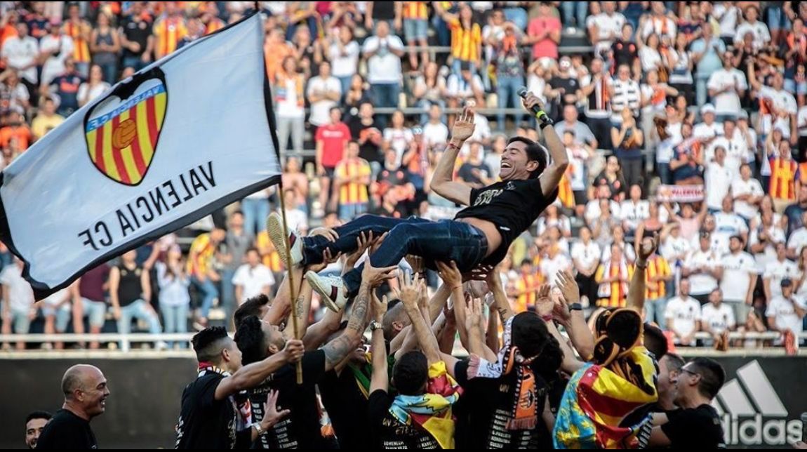  Marcelino en la celebración de Copa del Rey