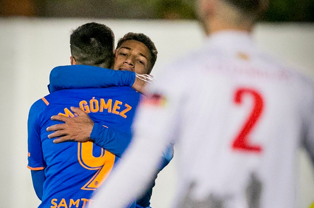  Marcos André celebra el 0-1 en la Copa del Rey