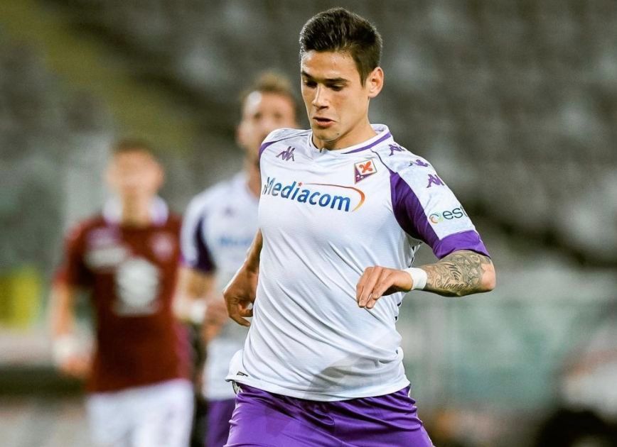  Martínez Quarta, en la Fiorentina.