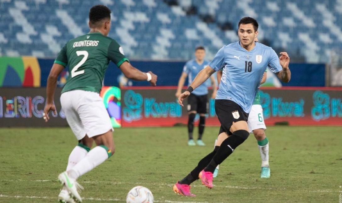  Maxi Gómez debutó con Uruguay