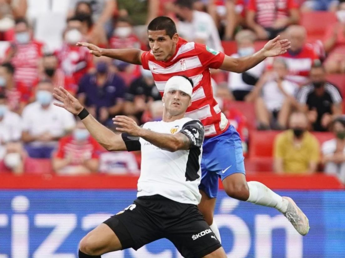  Maxi vendado en el Granada-Valencia
