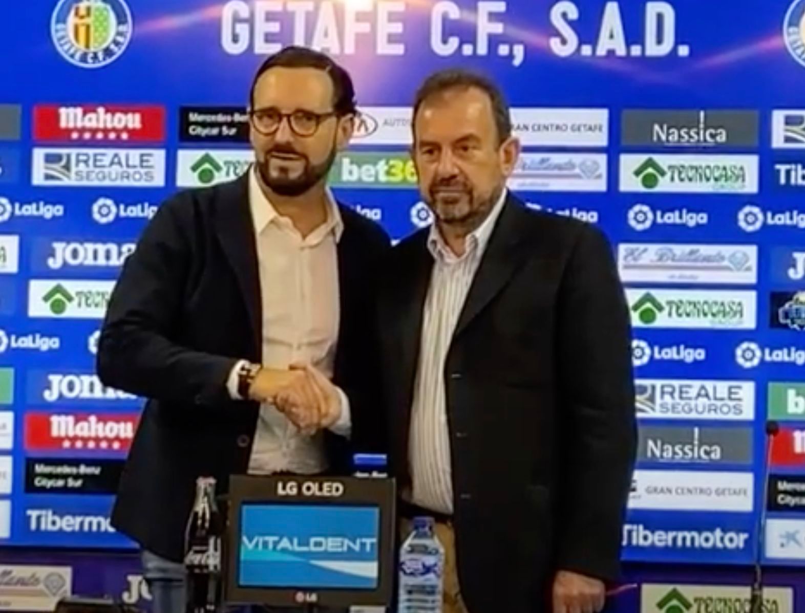  Pepe Bordalás se despide del Getafe