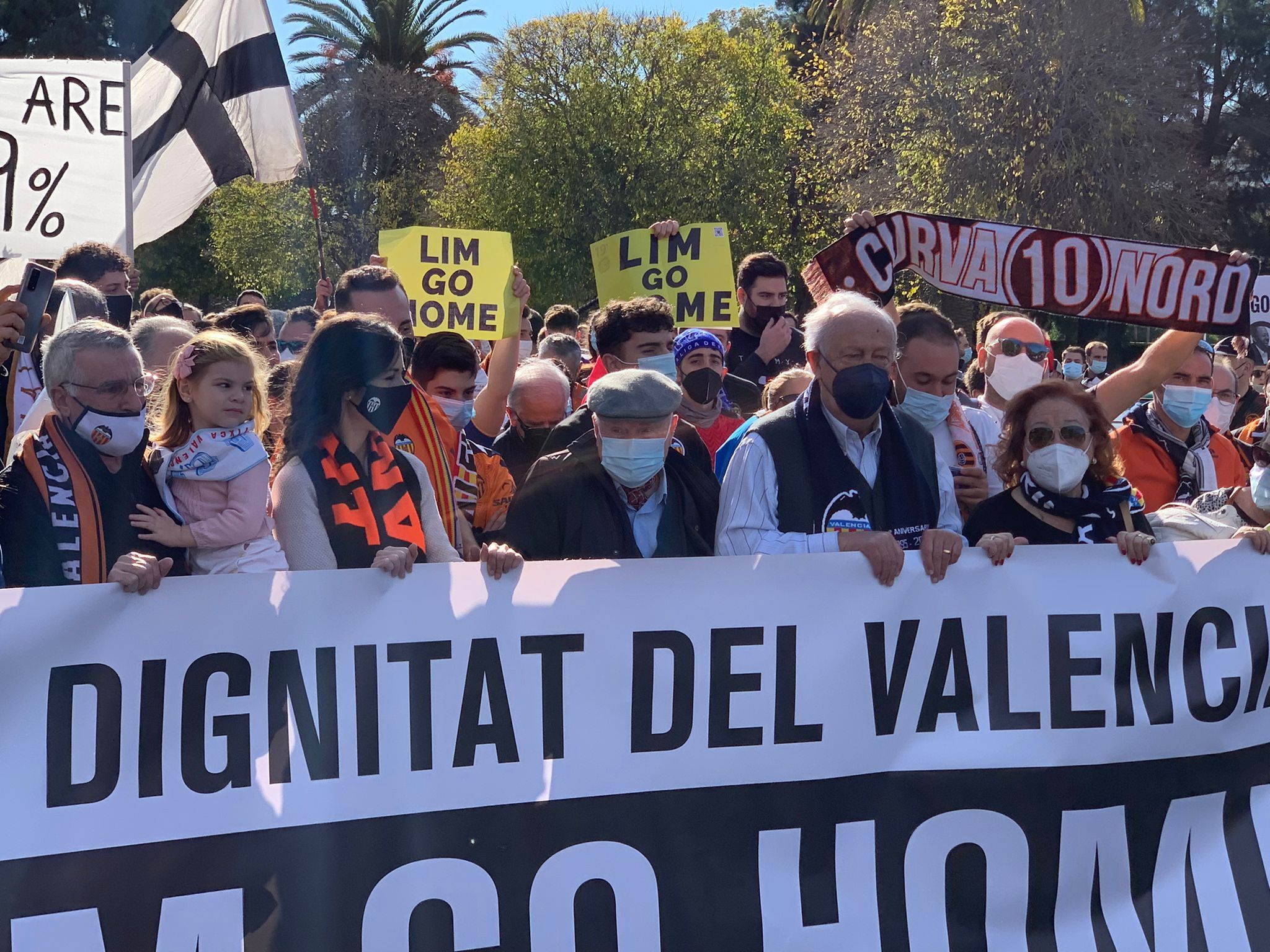  Pepe Serrate, en la manifestación contra Peter Lim