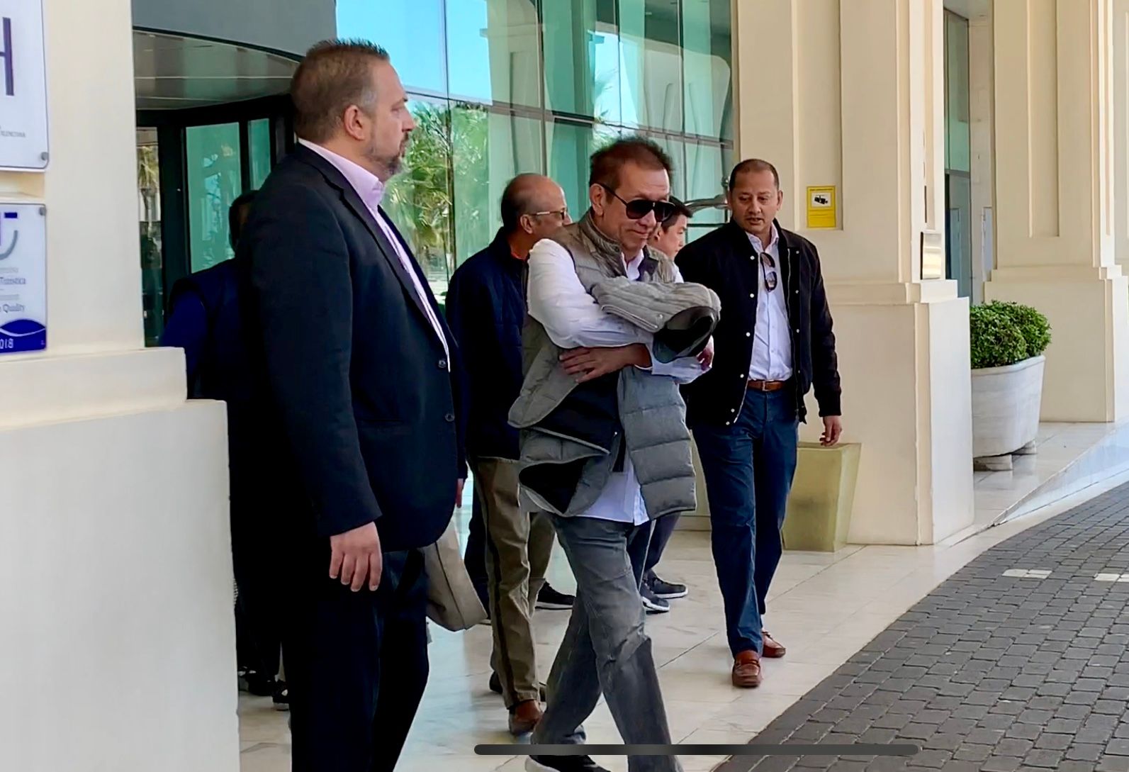  Peter Lim y Anil Murthy en Las Arenas.