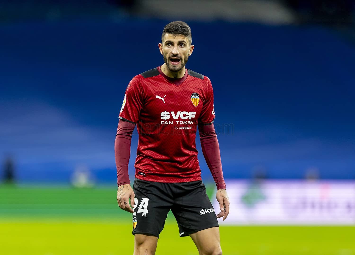 Piccini ante el Madrid