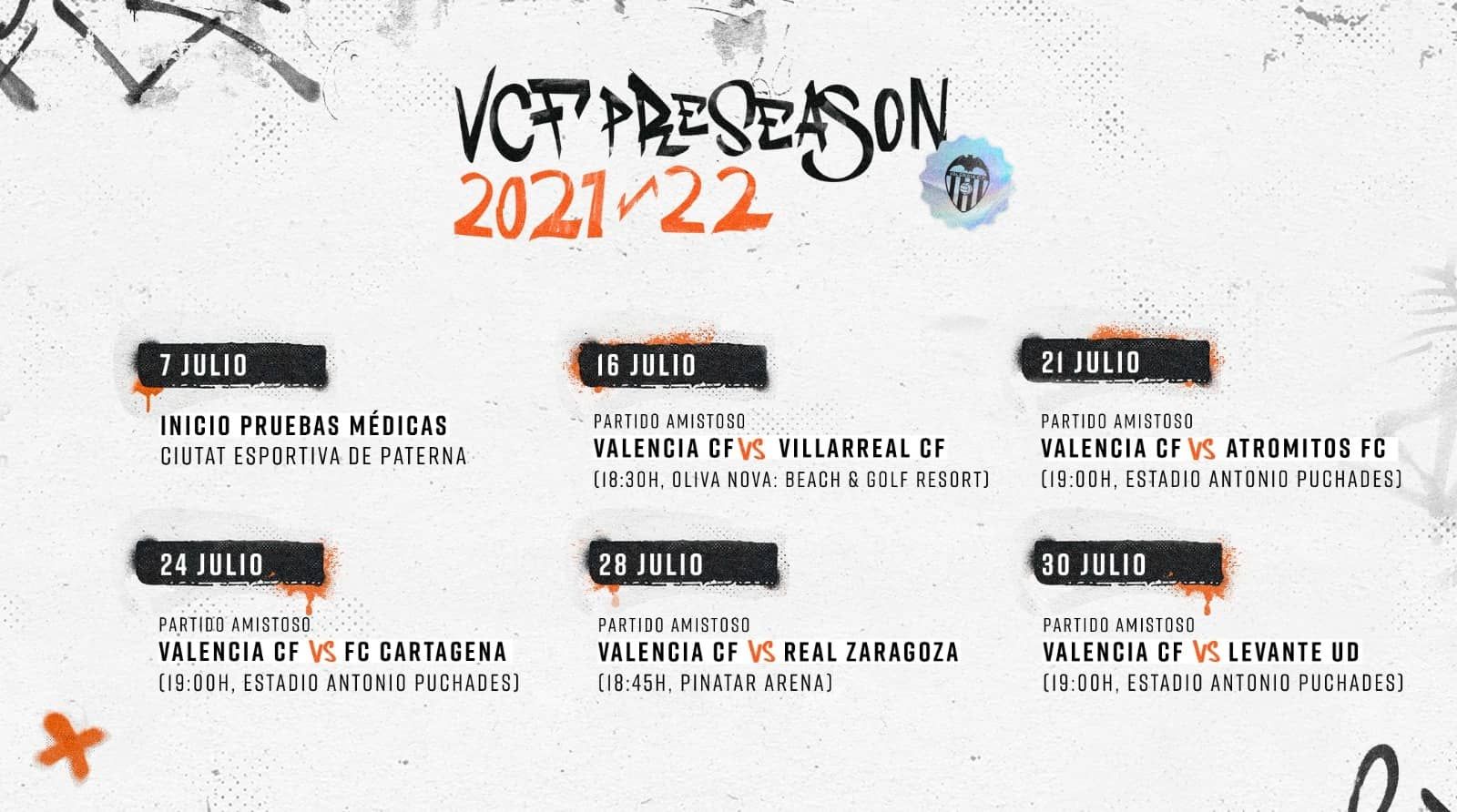 Pretemporada del Valencia CF