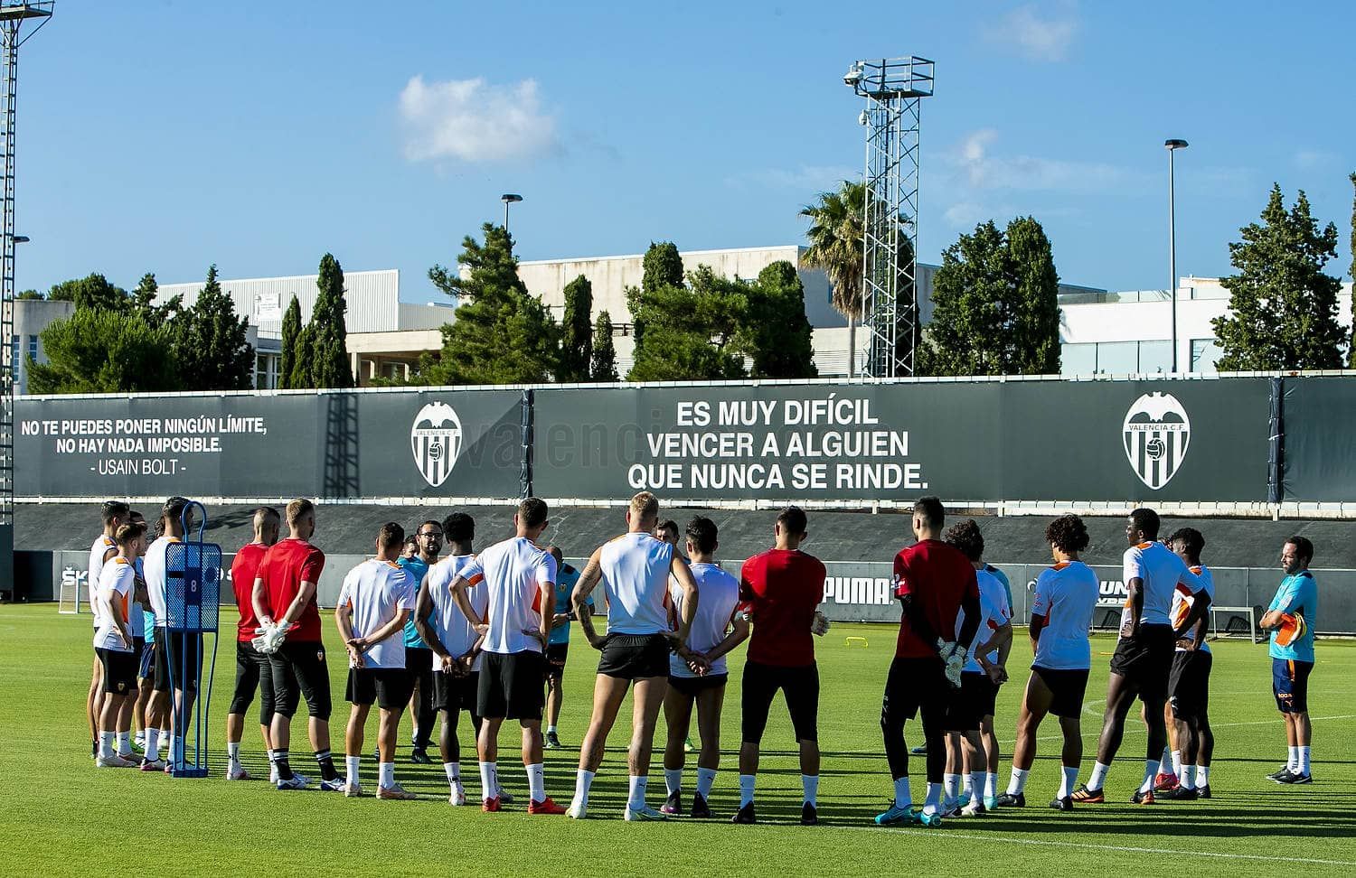 Primera sesión de entrenamiento de Bordalás en el Valencia CF