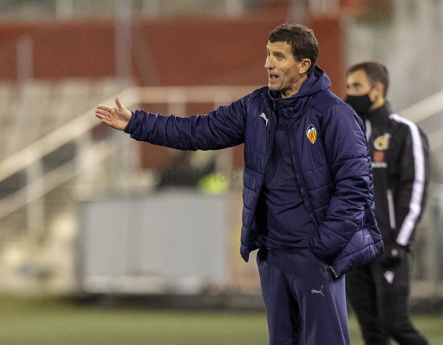 Javi Gracia en el Terrasa - Valencia.