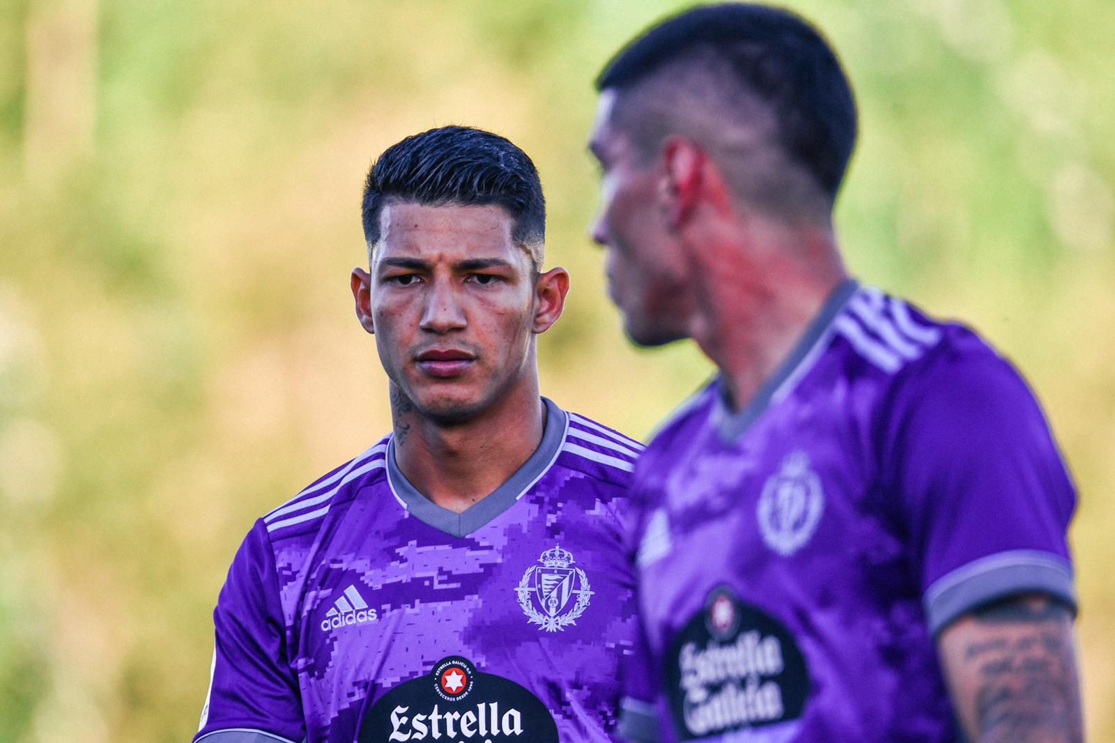  Marcos André y Olaza, en el amistoso en Tordesillas.