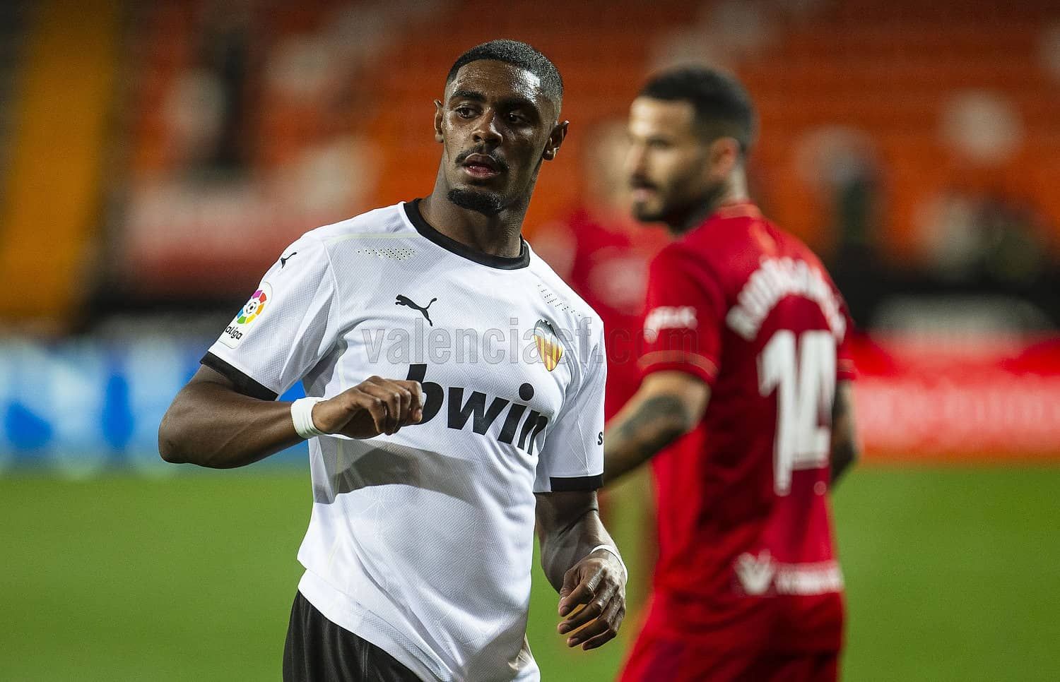 Correia en el Valencia CF - Osasuna
