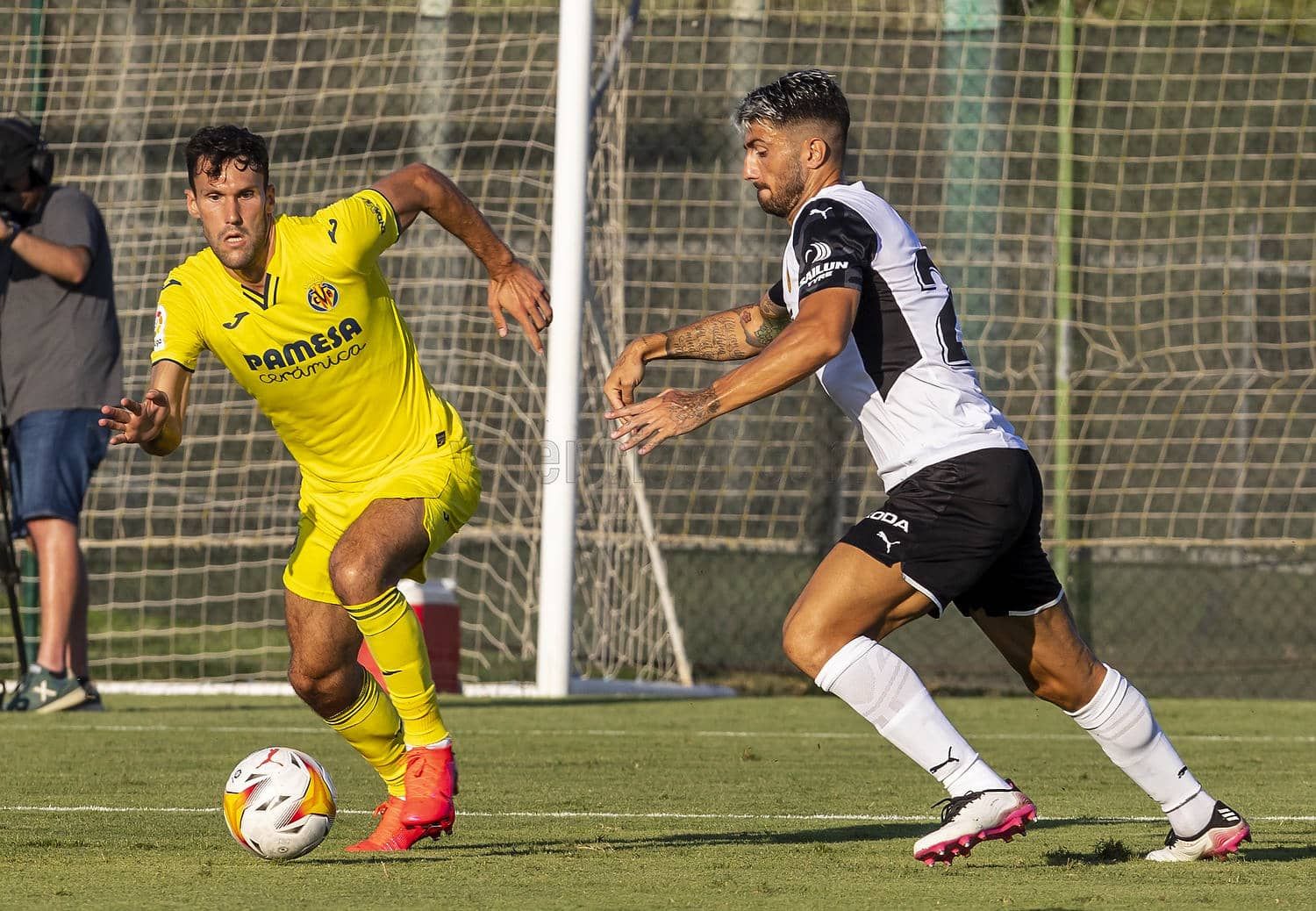 Piccini en el Valencia CF-Villarreal