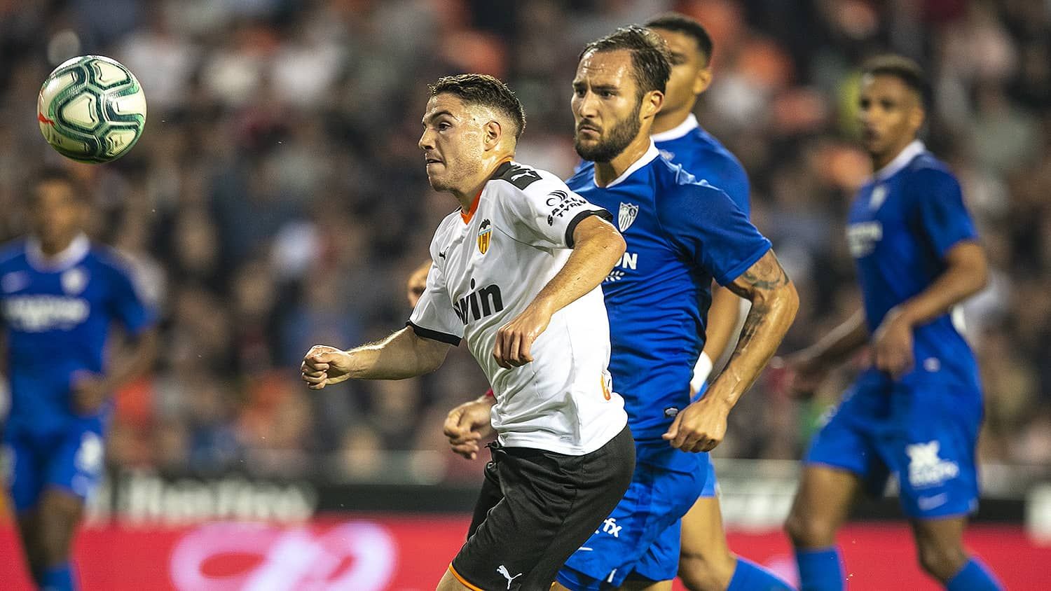  Vallejo en el Valencia-Sevilla