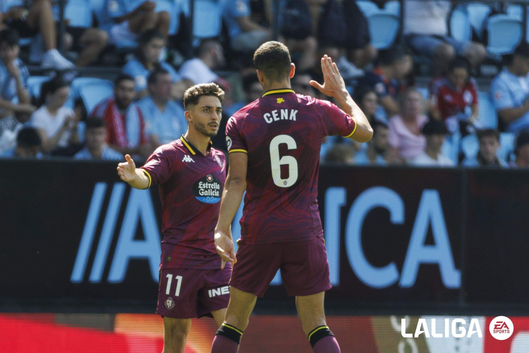 Cenk Özkacar, en el Celta - Valladolid.