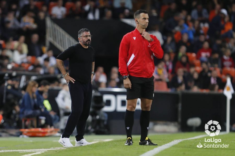 Gattuso ante el Betis en Mestalla..