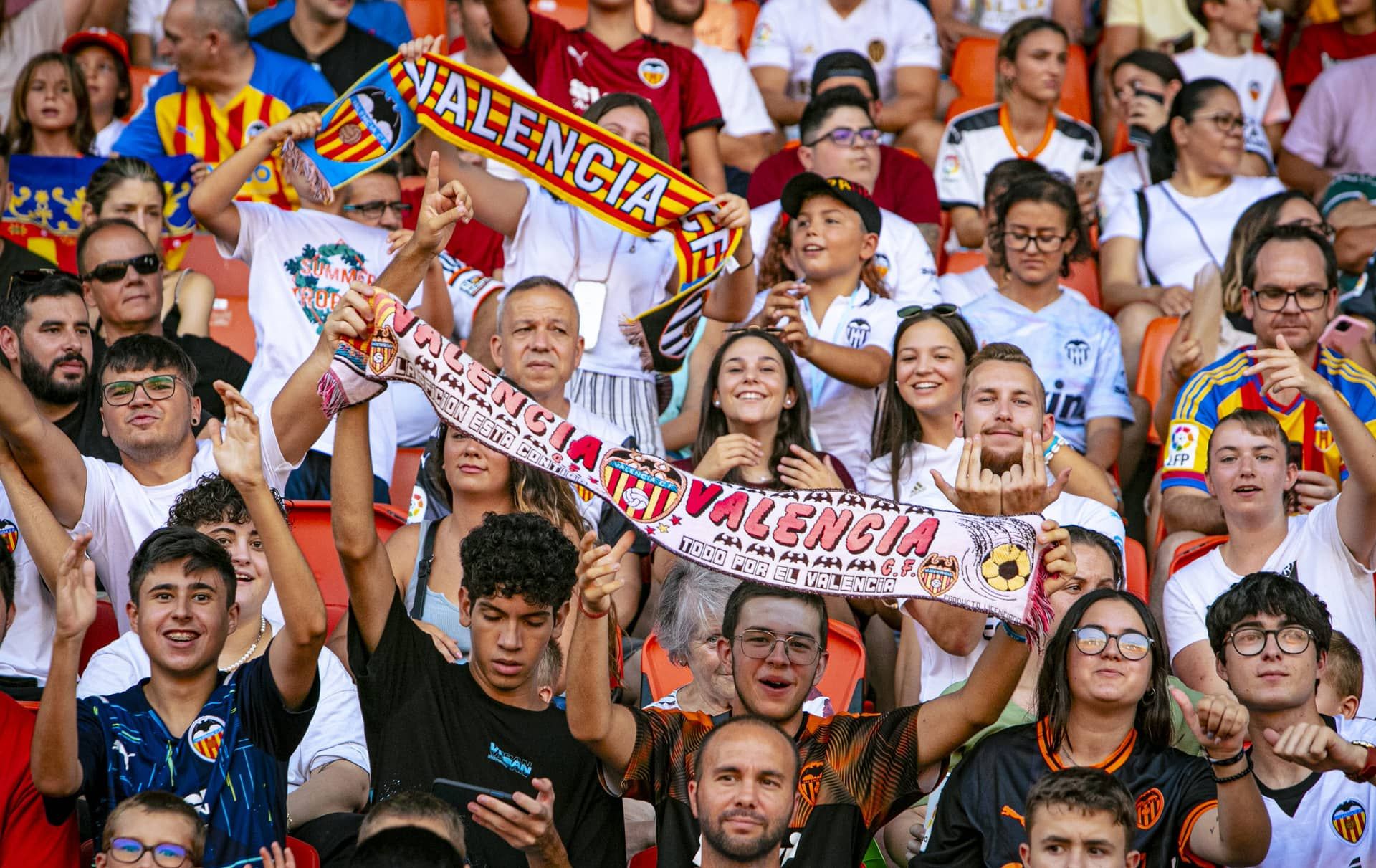  Afición del Valencia CF en Mestalla