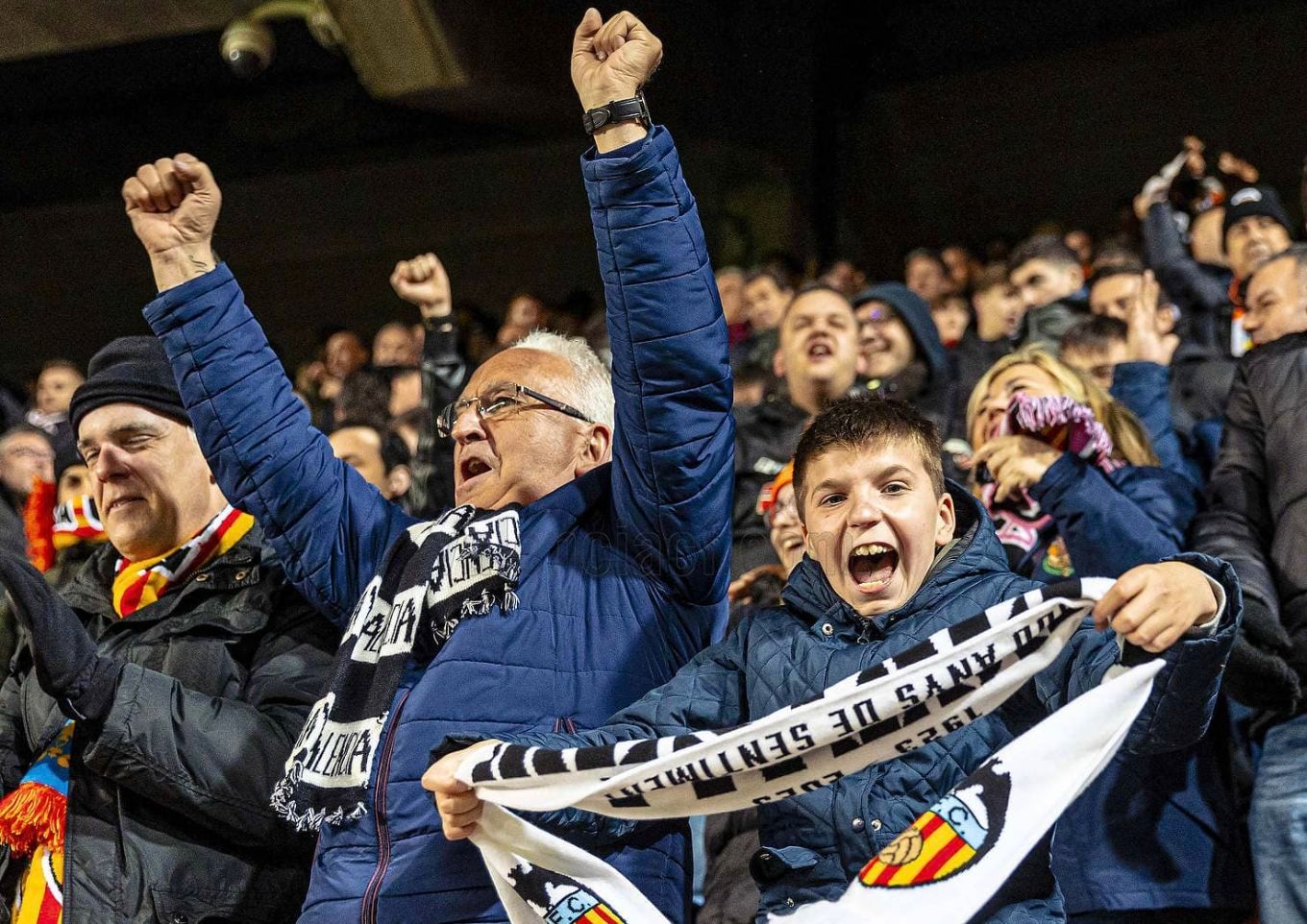  Alegría del Valencia CF en Mestalla