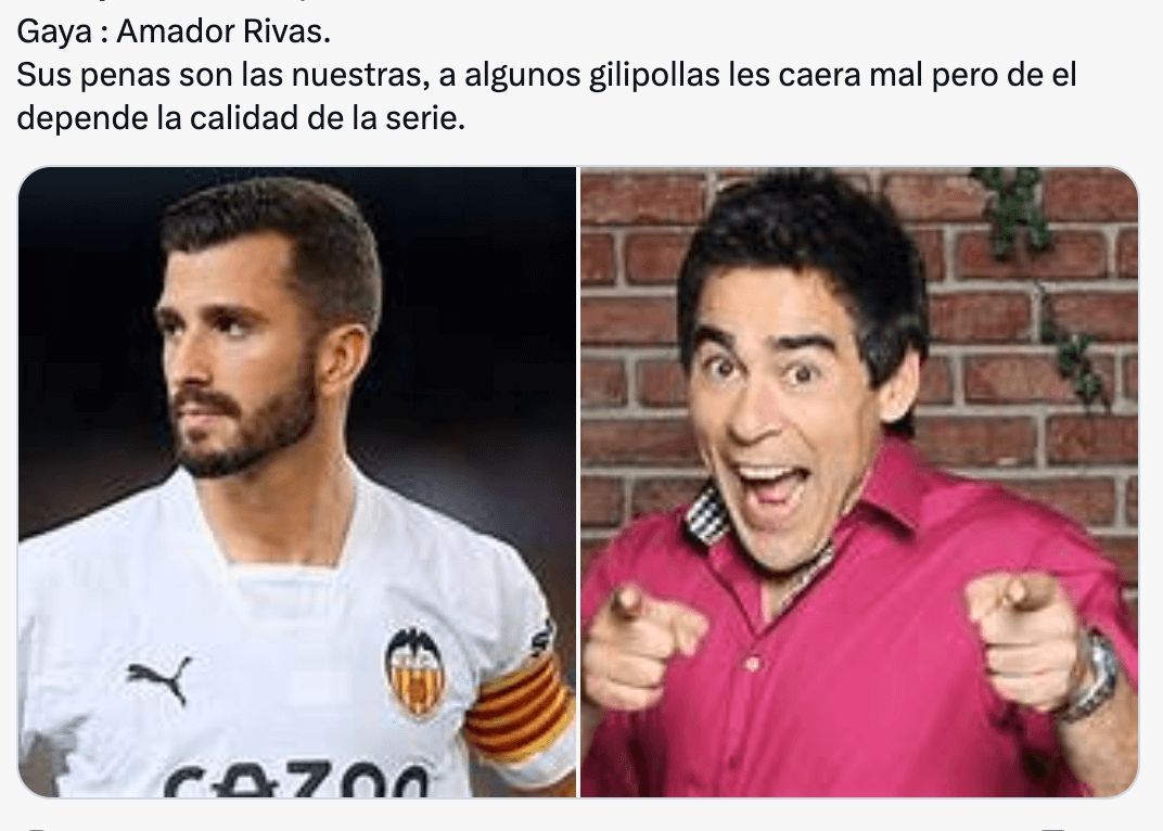Algunos jugadores del Valencia CF comparados con actores de La que se avecina