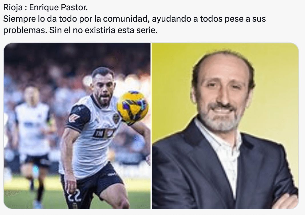 Algunos jugadores del Valencia CF comparados con actores de La que se avecina