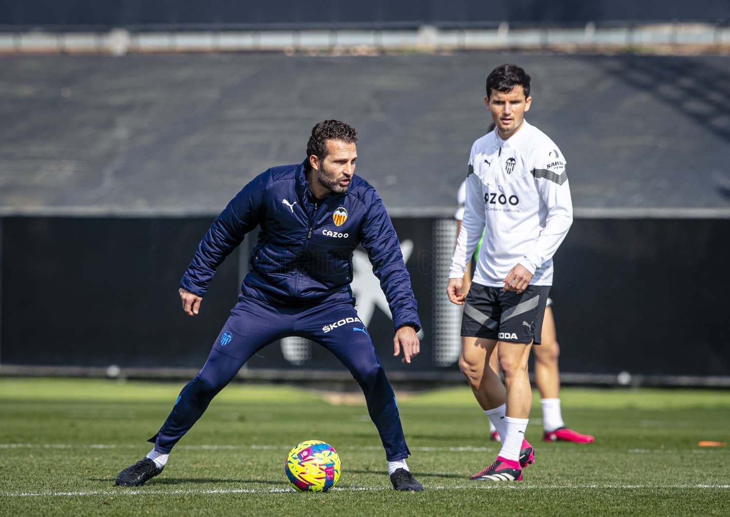 Baraja, primer entrenamiento