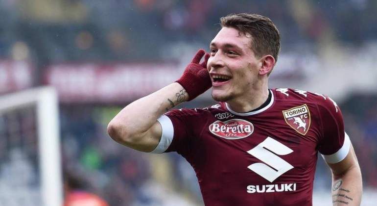 Belotti, celebrando un gol esta temporada