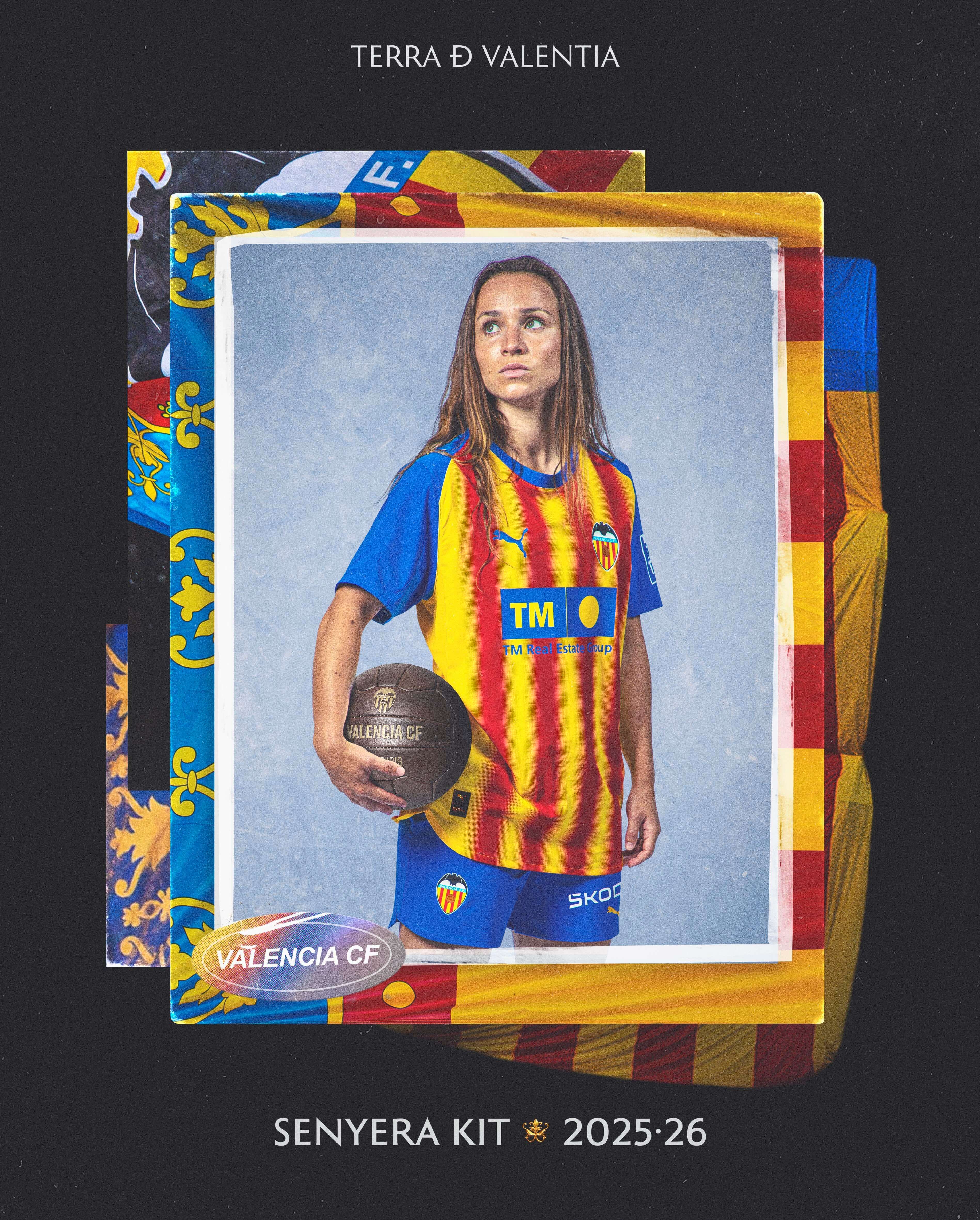 Camiseta de la Senyera, equipaje completo