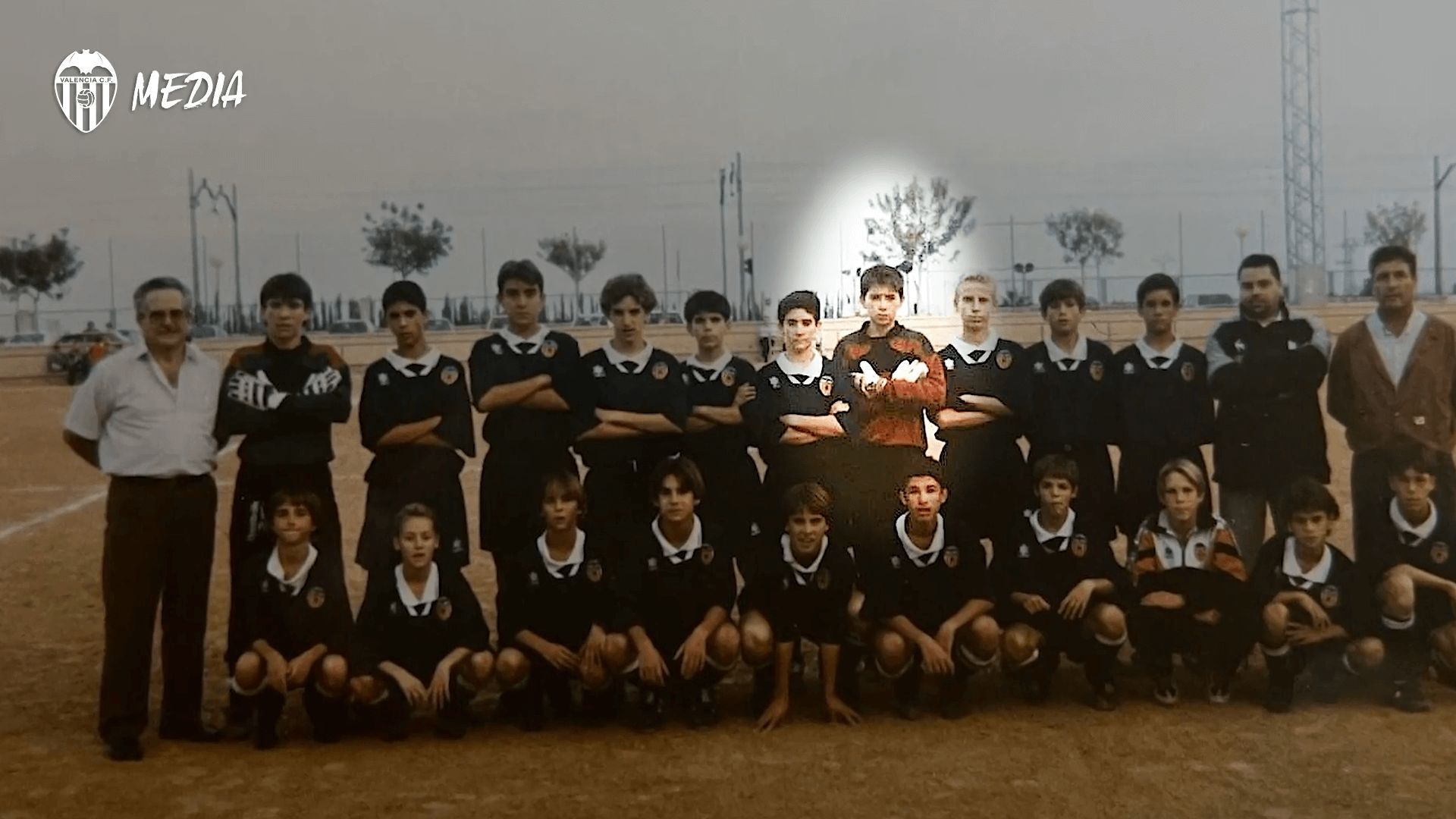  Carlos Corberán cuando era portero del Valencia CF