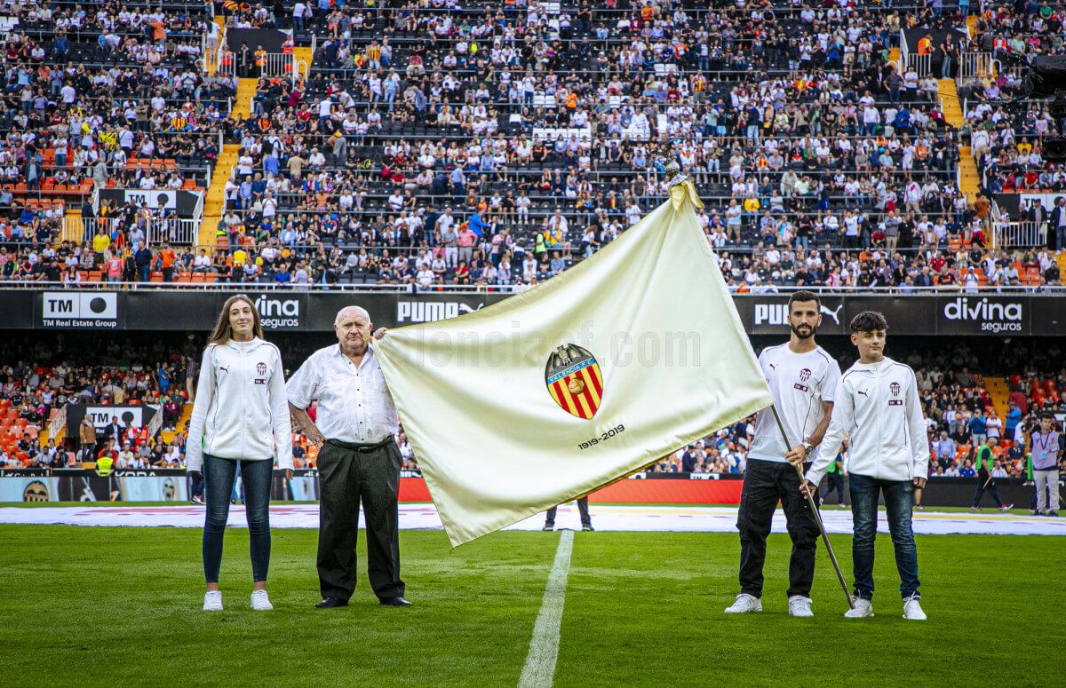  Centenario de la bendición de la bandera del Valencia CF.