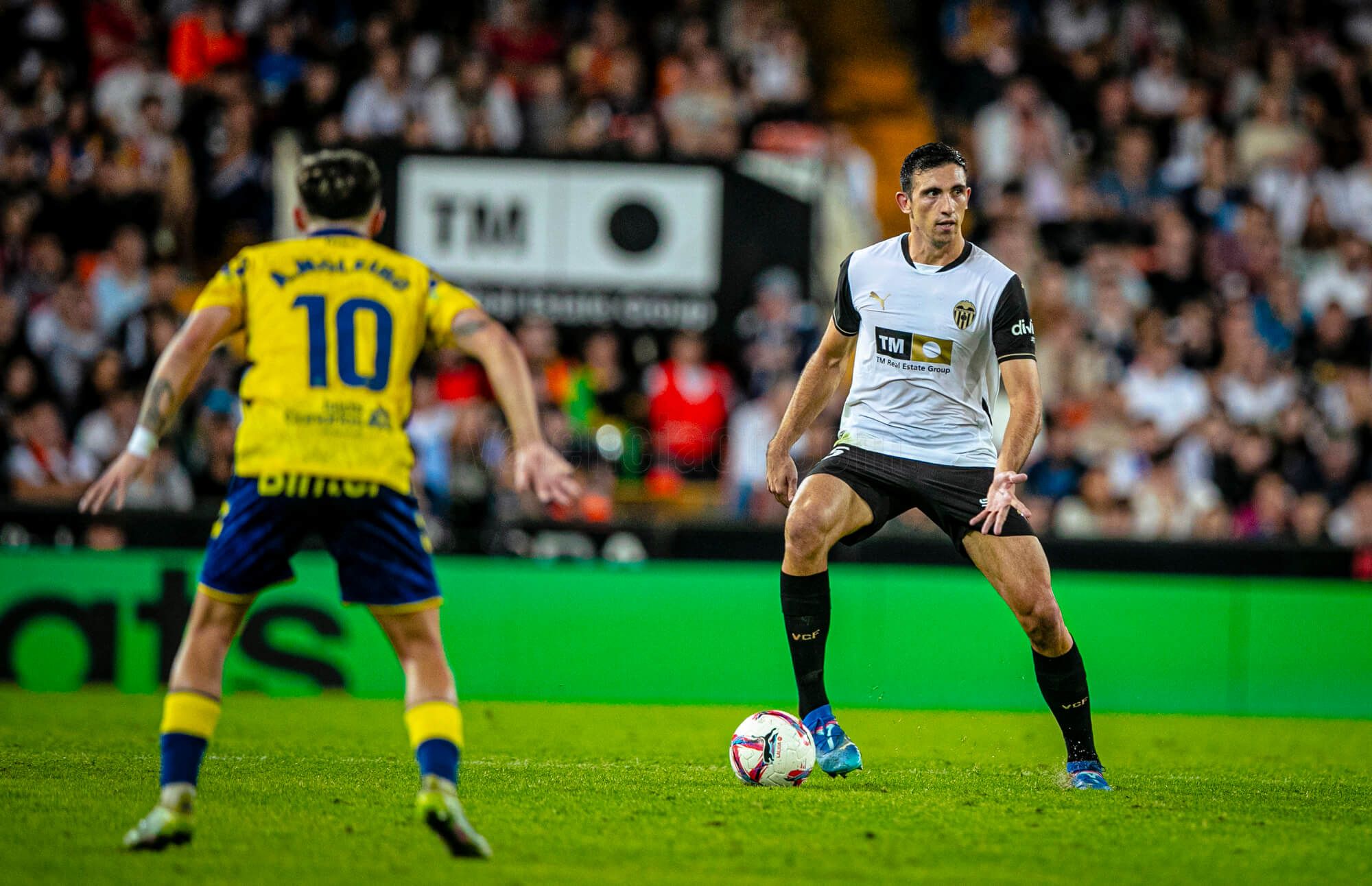 César Tárrega, ante la UD Las Palmas.