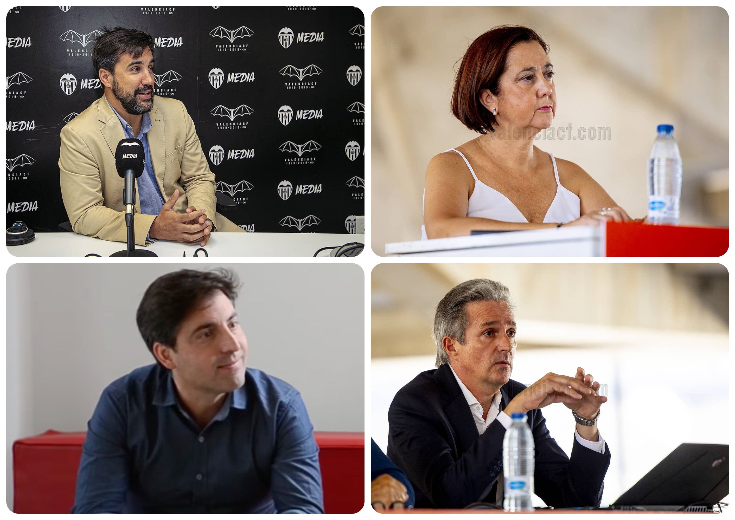 Javier Solís, Inma Ibáñez, Jorge García y Cristhian Schneider, comité ejecutivo para el Nou Mestalla