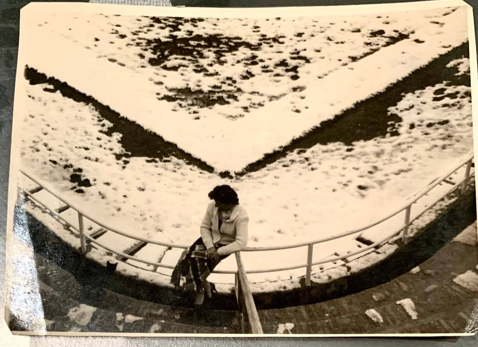  Constantino Pons vivió 40 años en Mestalla. En la foto, el estadio nevado