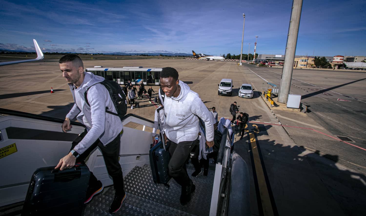  Jaume Doménech viajó pero no podrá entrar en el once titular