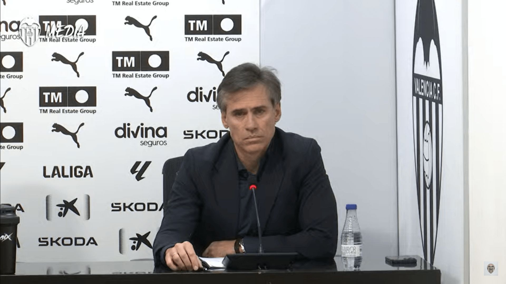 Corona, en la presentación de Coberán.