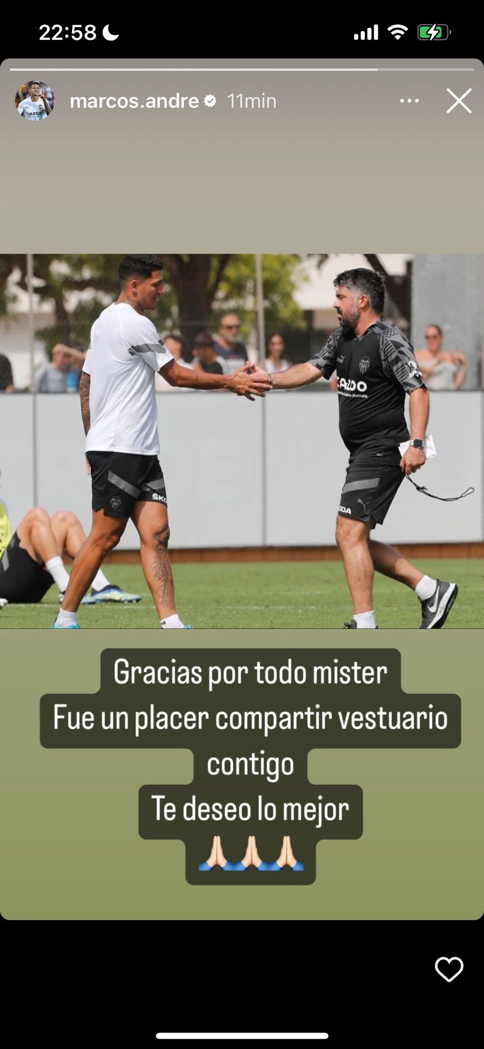 Despedida de Marcos André