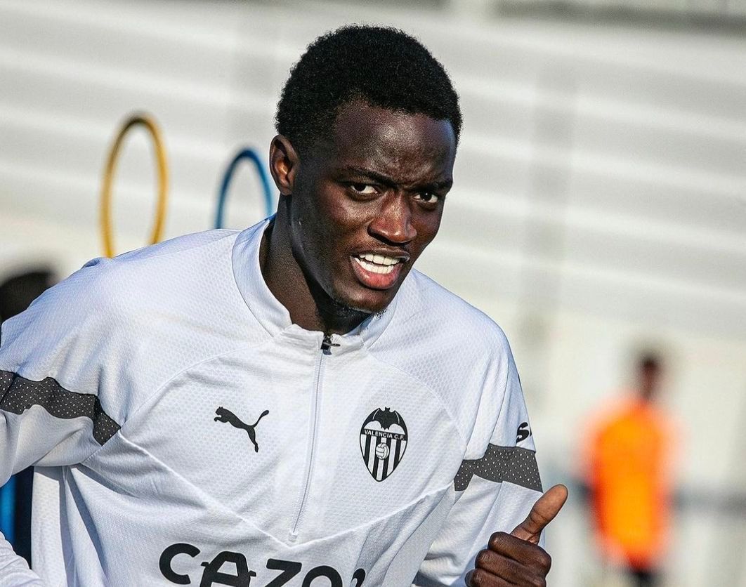  Mouctar Diakhaby, en un entrenamiento.