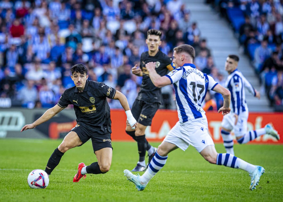 Diego López, ante la Real Sociedad.