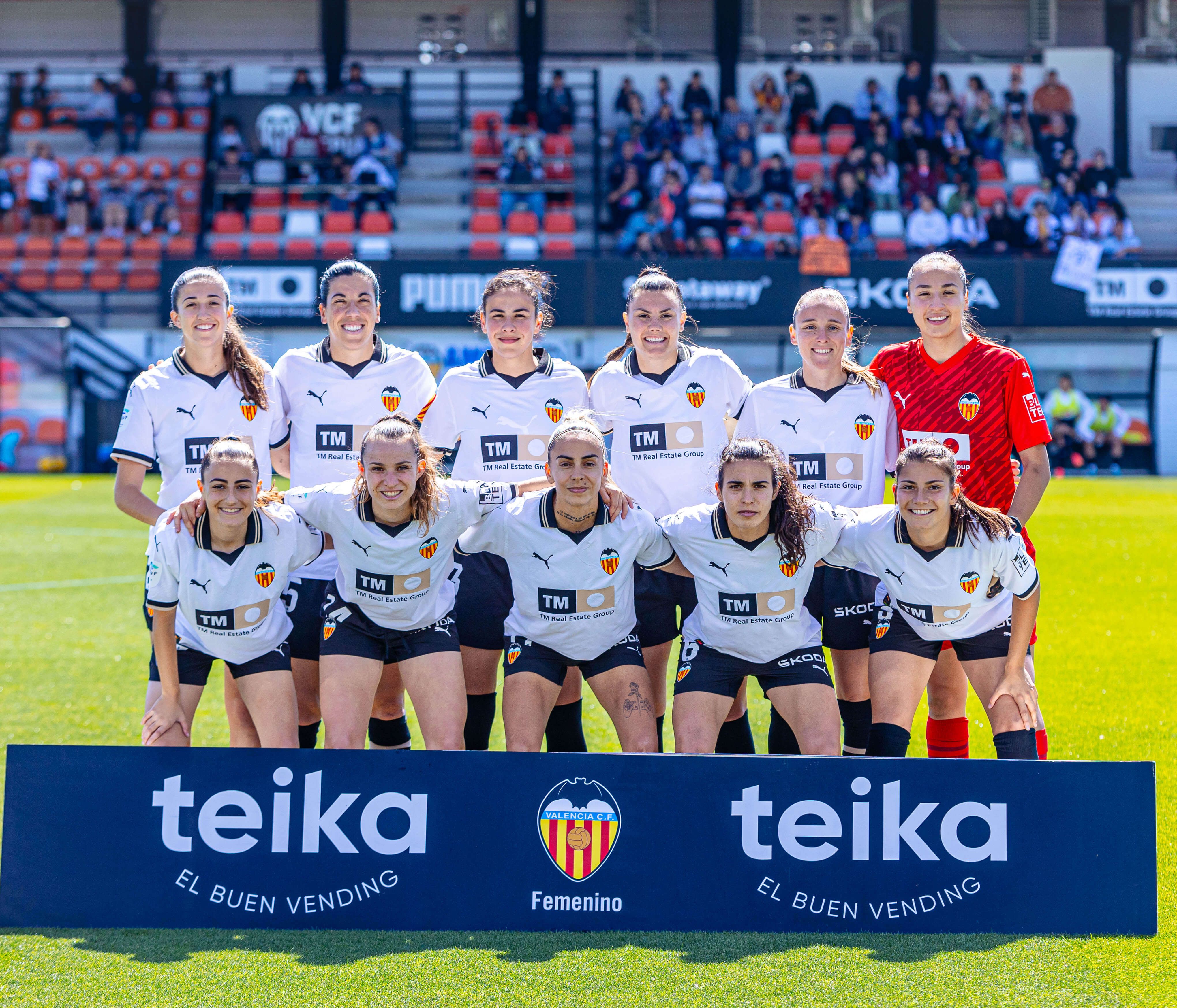El once titular del VCF Femenino