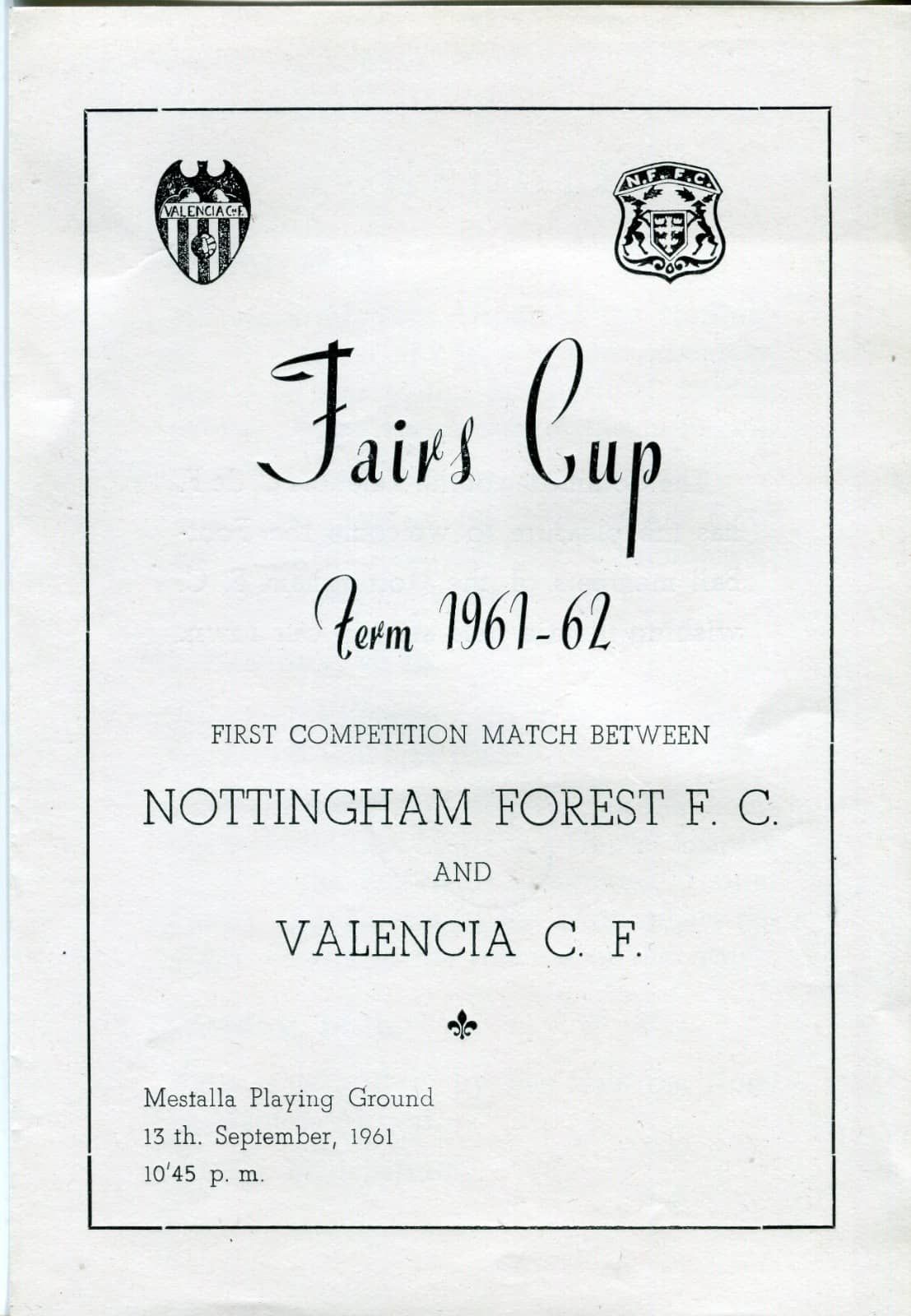  El partido ante el Nottingham no viene solo: exposición histórica en el palco VIP (Foto: Valencia