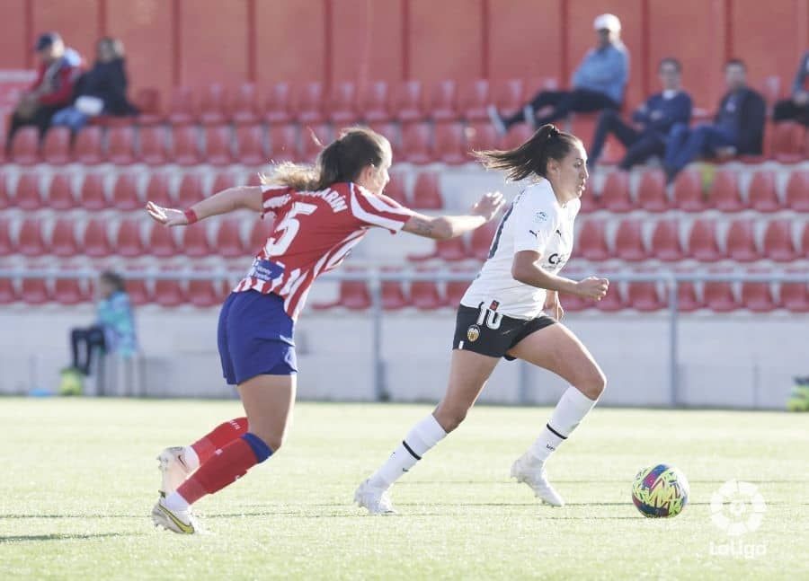 El VCF Femenino se la pega ante el Atlético de Madrid.