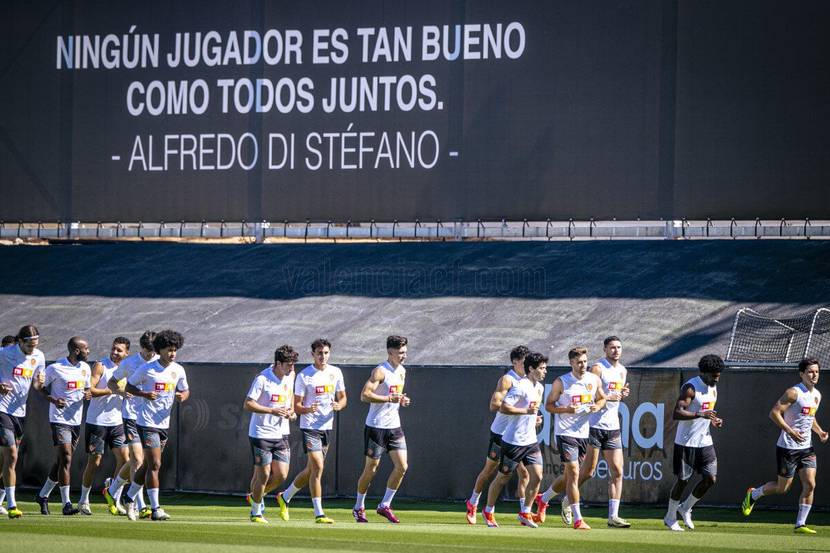  Entrenamiento Valencia CF alegría