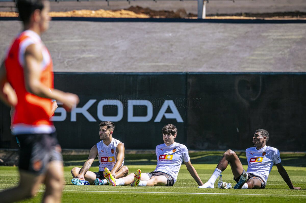  Entrenamiento del Valencia CF