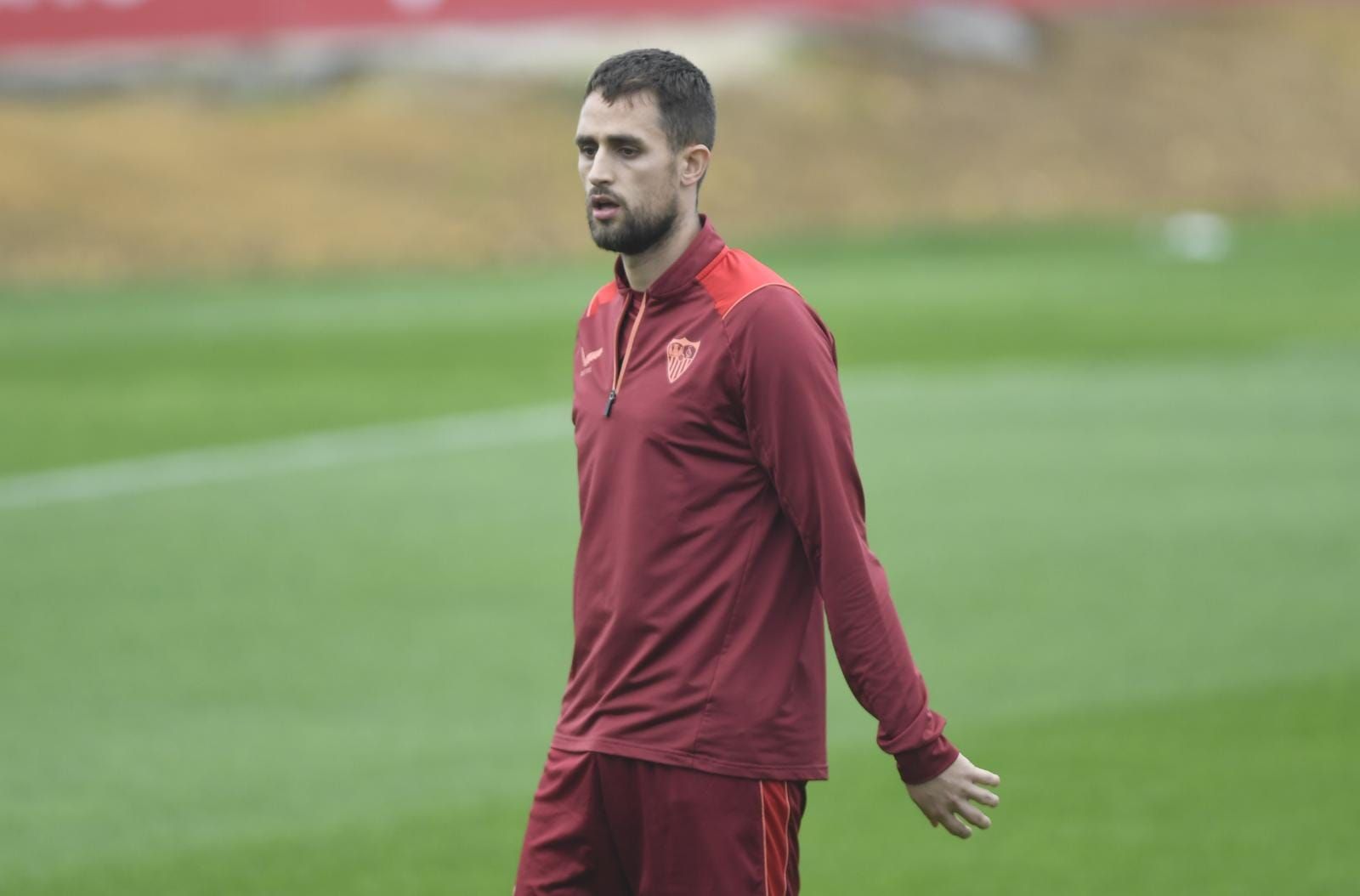  Januzaj, entrenando con el Sevilla.