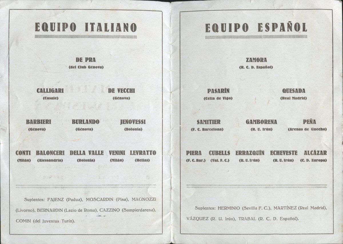 España-Italia en Mestalla, los onces titulares