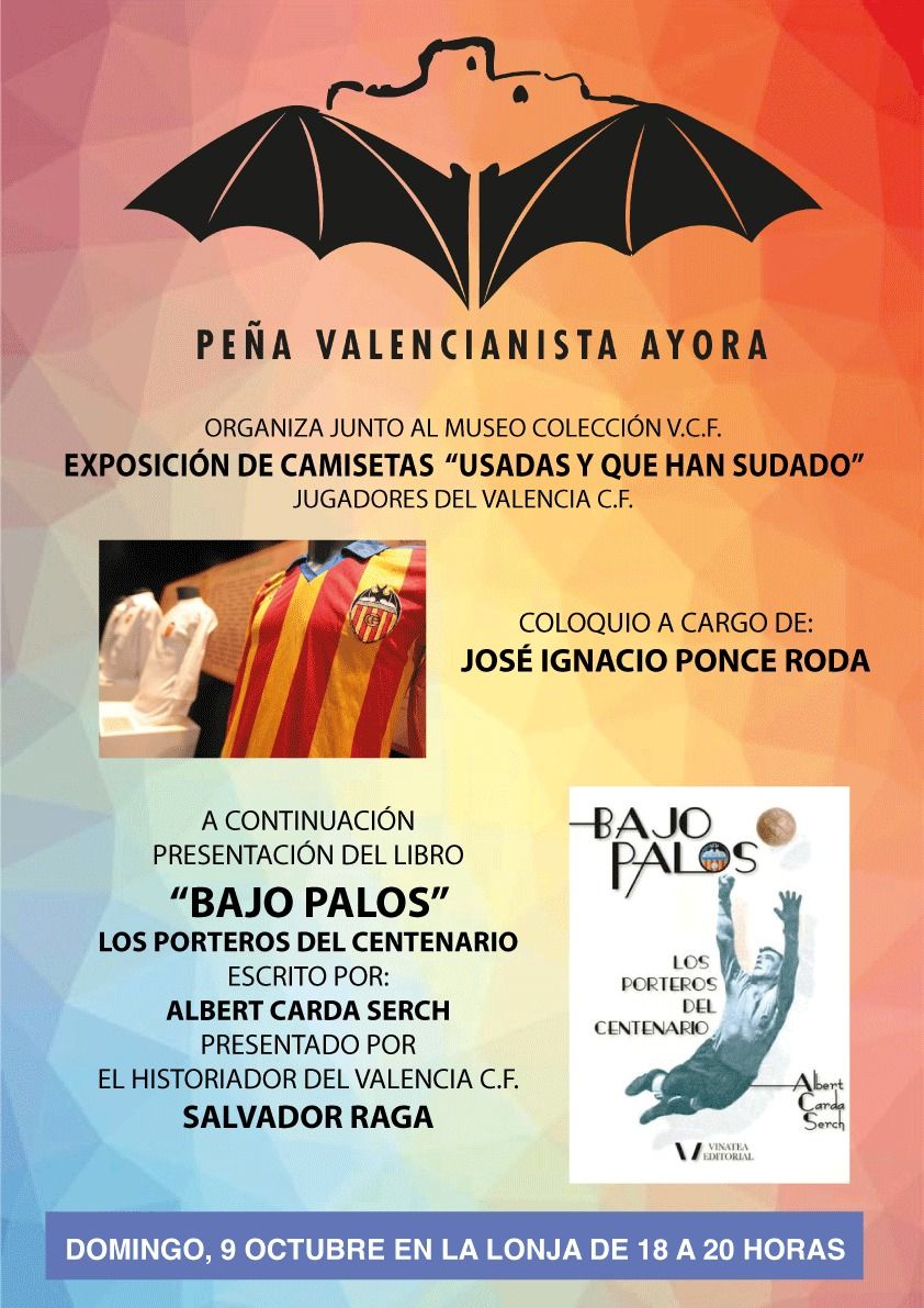  Exposición de camisetas de la peña valencianista Ayora.