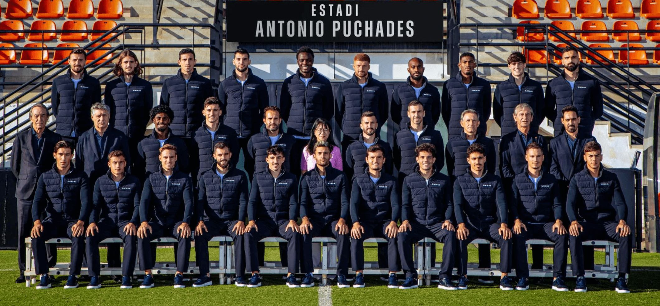 Foto de plantilla del Valencia CF a principios de temporada