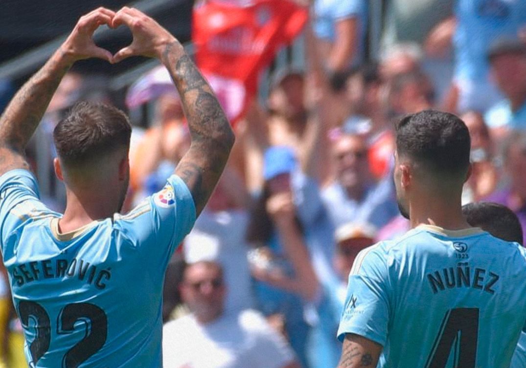  Seferovic celebrando su gol.