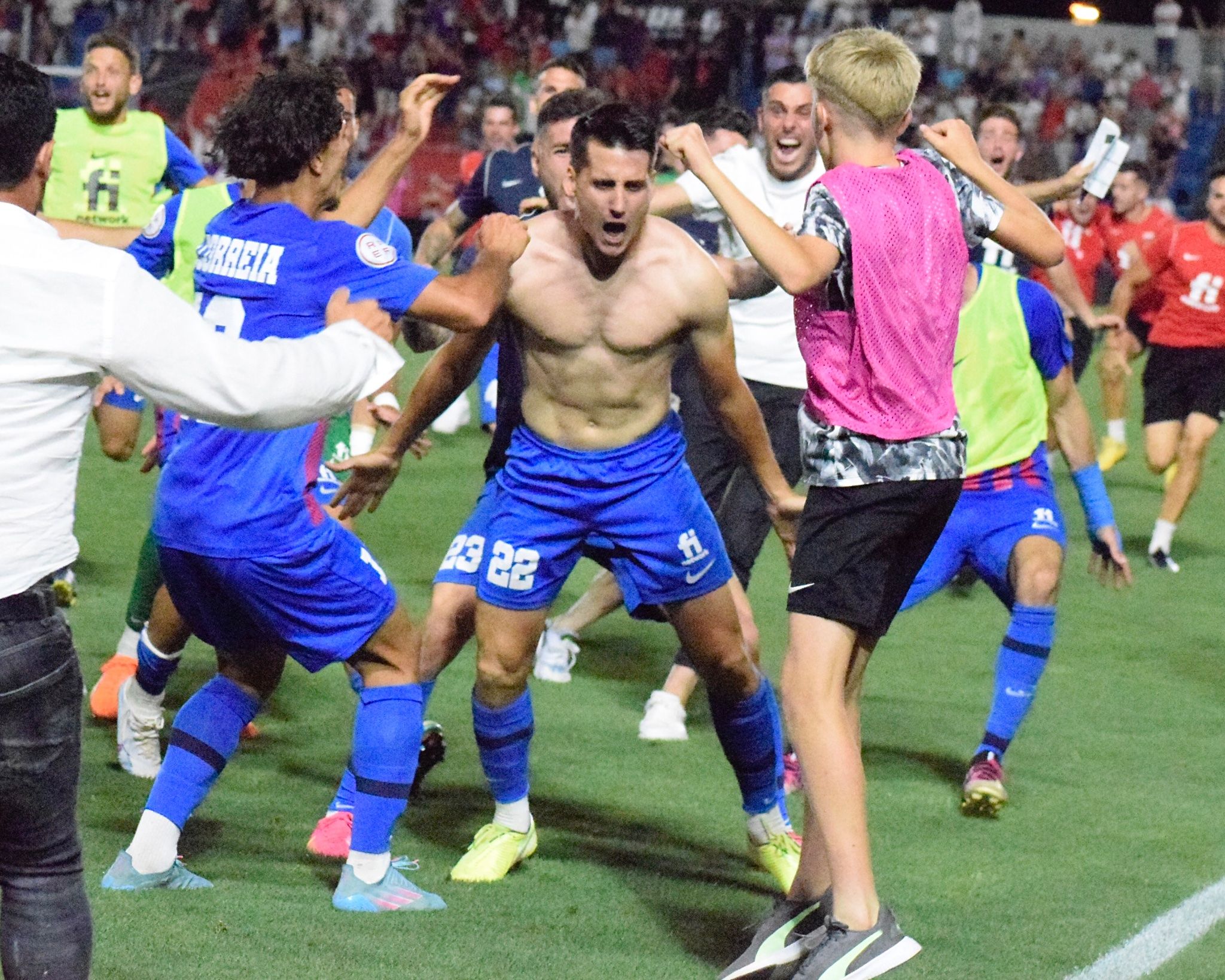  Ortuño anotó el gol que le dio el ascenso a Xavi Estacio