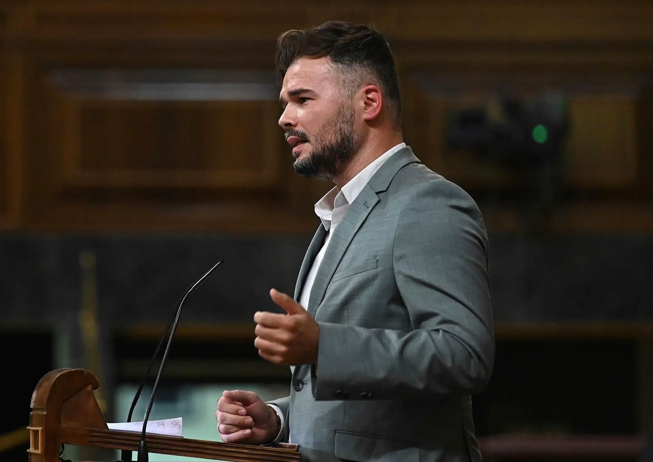  Gabriel Rufián se mofa del caso Ancelotti-Gayà