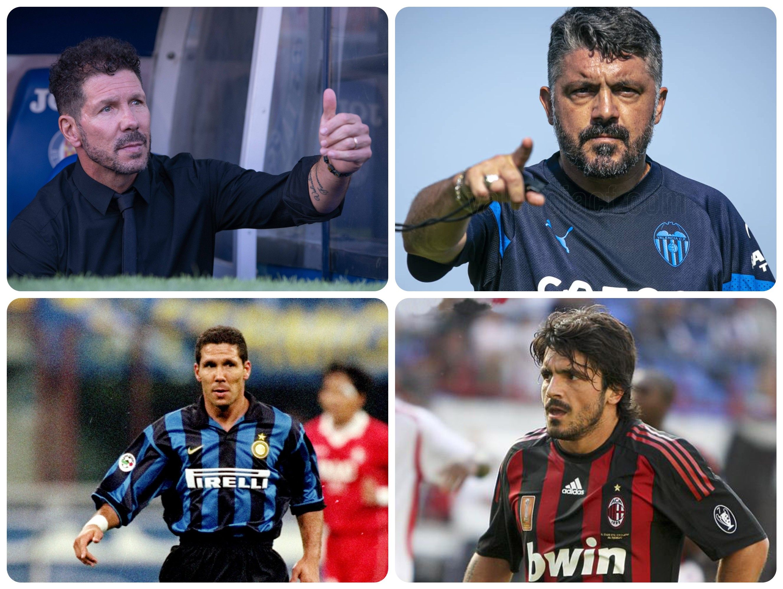 Gattuso y Simeone